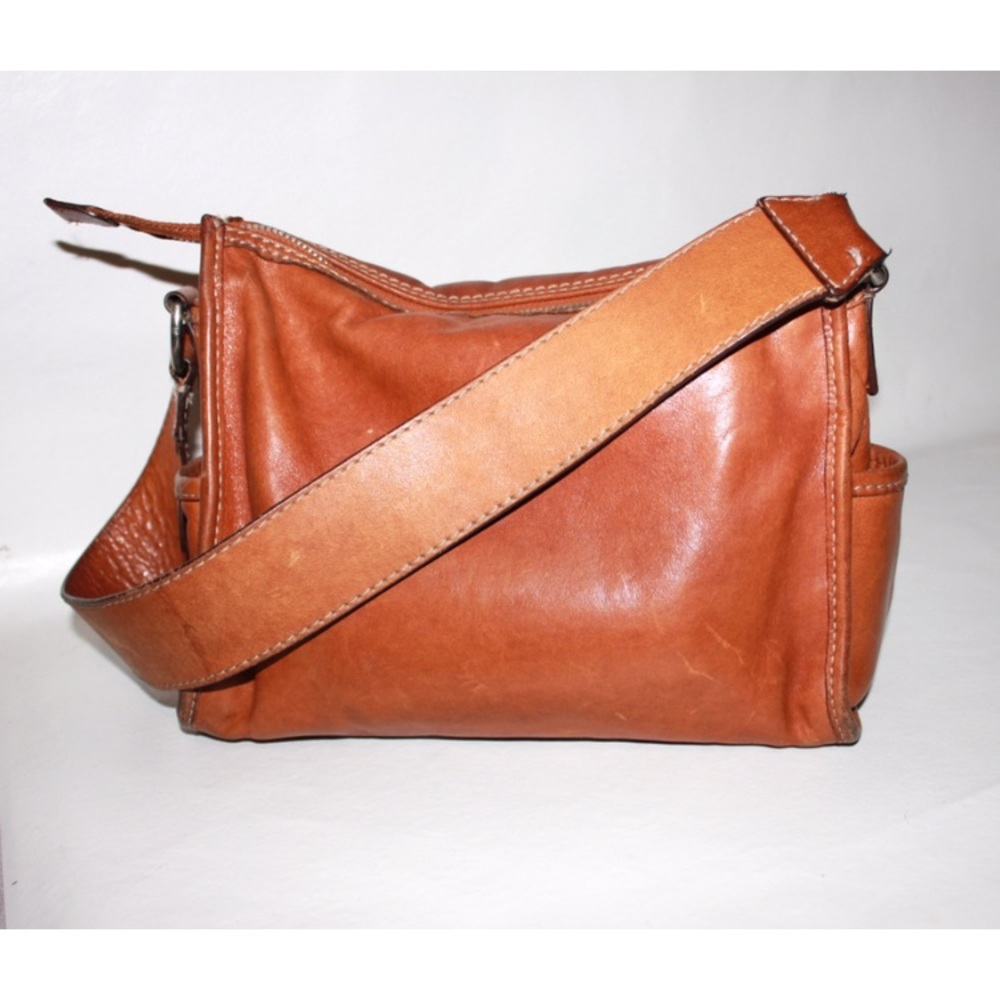 Michael Kors Aged Leather Minimal Shoulder Bag